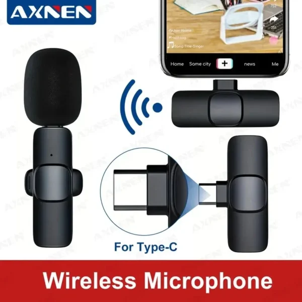 Wireless Lavalier Microphone Mic For Apple iPhone , android &ipad Vlog Live Stream AU - Image 5